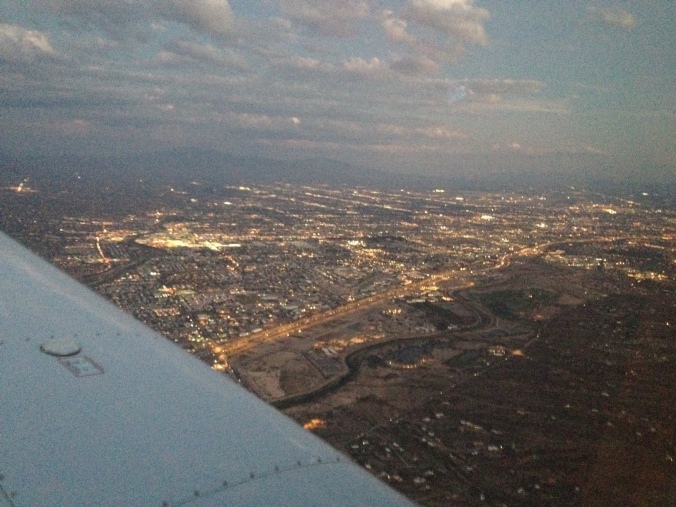 Flying into Tucson